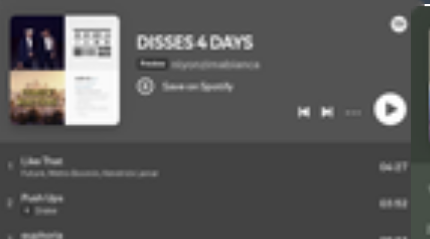 DISSES 4 DAYS playlist