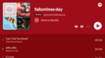 fallentines day playlist