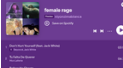 female rage playlist