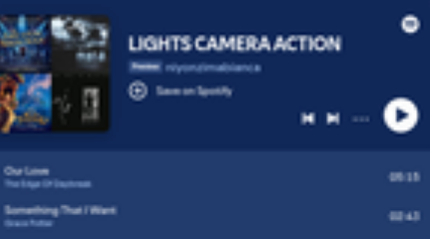 LIGHTS CAMERA ACTION playlist