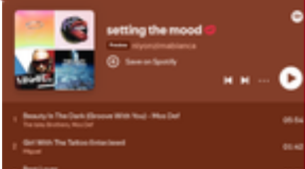 setting the mood playlist